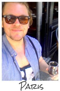 Christopher Ludgate in Montmarte, Paris.