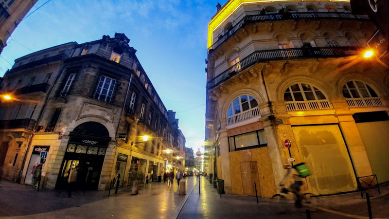 The variegated limestone cityscape is synonymous with historic Bordeaux.