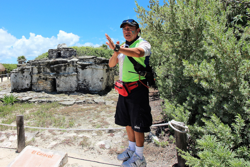 While visiting the ruins, we also learned about the region's ecosystem during our Punta Sur, Cozumel adventure.
