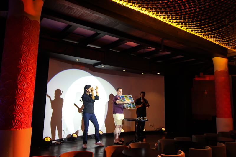 Mexican Bingo in the Palmera Lounge offers up much welcomed levity.