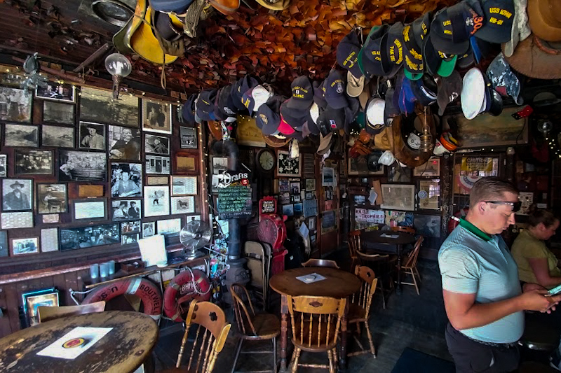 Relics dating back to the late 1800s document the history of the landmark, Heinhold’s.