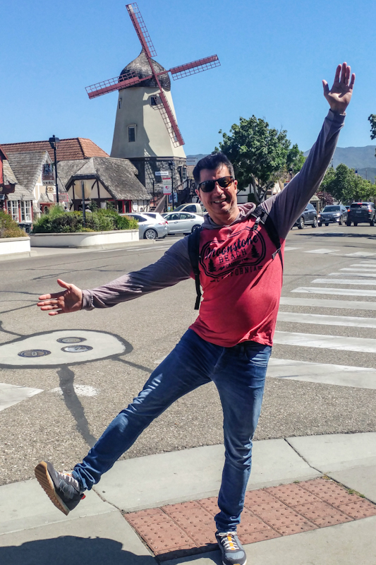 Letting loose in historic Dutch-founded Village of Solvang In Santa Ynez, CA.