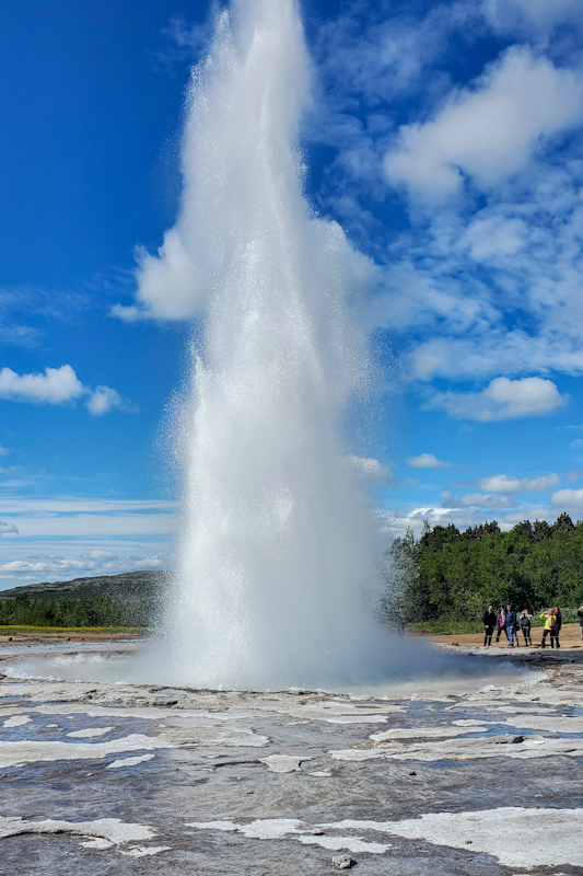 The most active geyser in the area is Strokkur.