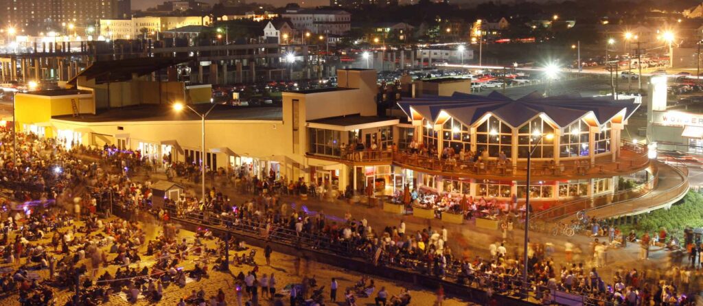 Asbury Park's visitors have increased dramatically in recent years as a major music hub with development and year-round venues and establishments. Photo: apboaardwalkAsbury Park’s visitors have increased dramatically in recent years as a major music hub with development and year-round venues and establishments.