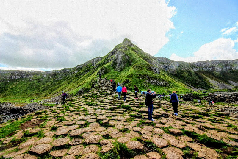 Giant’s Causeway, a natural phenomenon you can only see on the coast of Northern Ireland. 