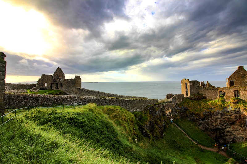 Detour to Dunluce Castle at sunset, yet another highlight on this trip.