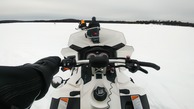 In the land of Snowmobiling at Auberge du Lac Taureau? Pure Adrenaline.