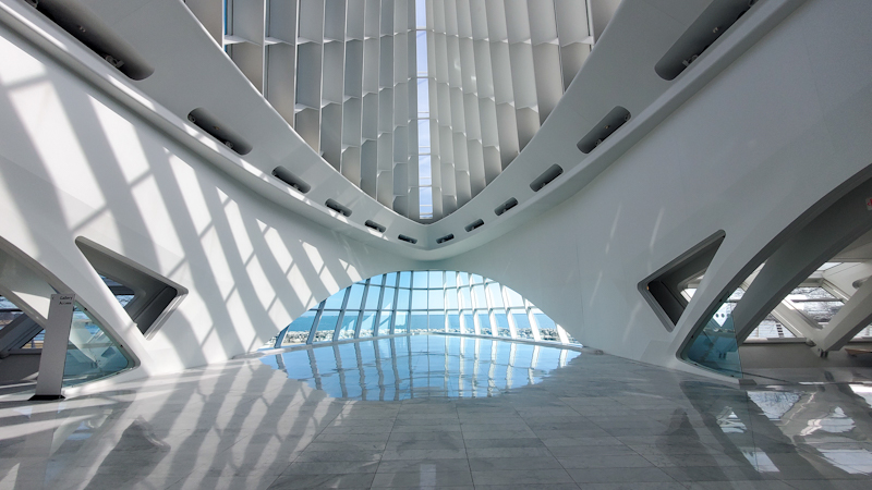 Milwaukee Art Museum is an interactive architectural marvel that houses a diverse collection of world-renowned artwork. Copyright Christopher Ludgate