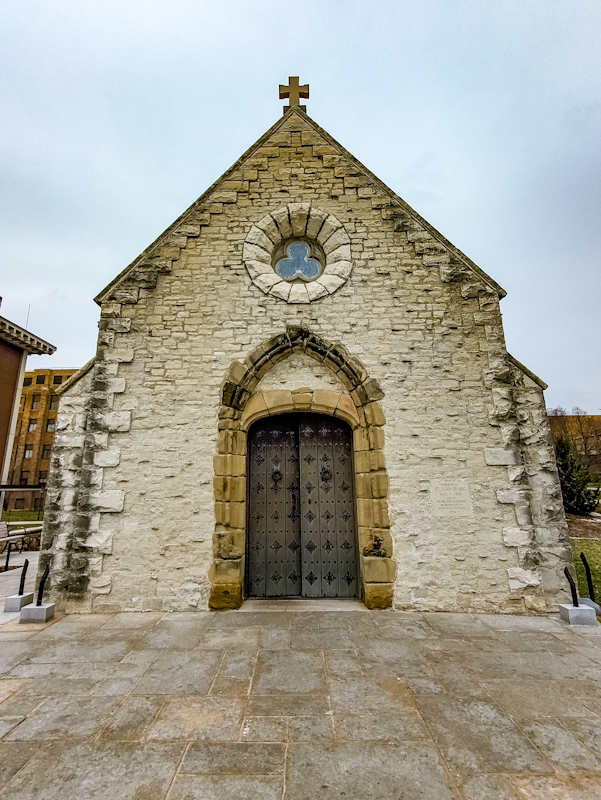 Chapel of St. Joan circa 1400s, France in can be found in the middle of Milwaukee. Copyright Christopher Ludgate