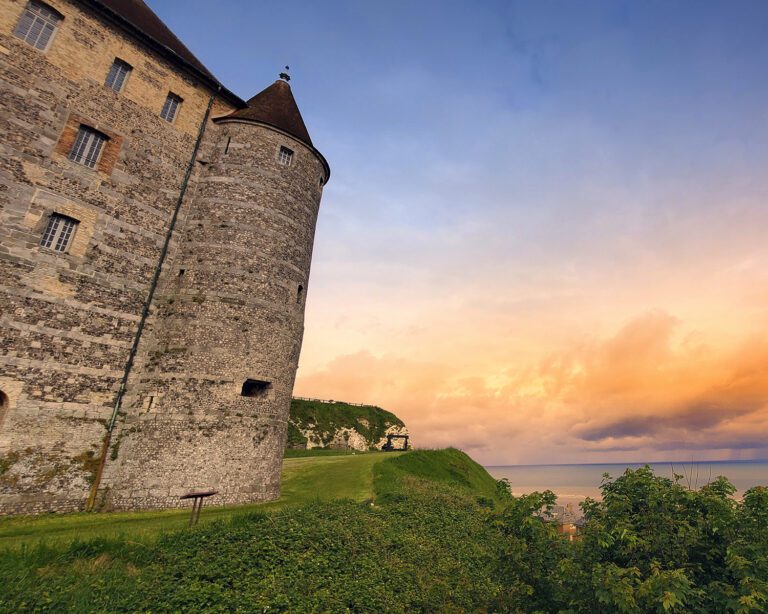 Normandy's Chateau Dieppe on the English Channel. C. Ludgate