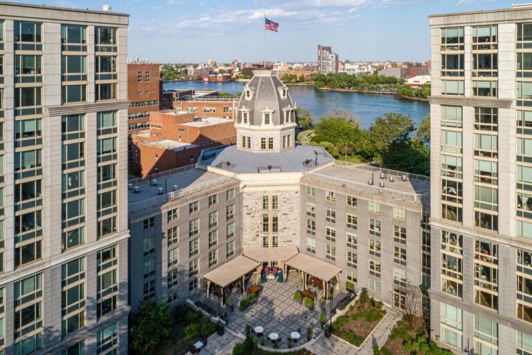 The New York Lunatic Asylum has been renovated into an apartment complex. Courtesy: Greystar