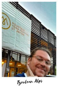 Christopher Ludgate at the Mountain Yoga Festival in Austrian Alps