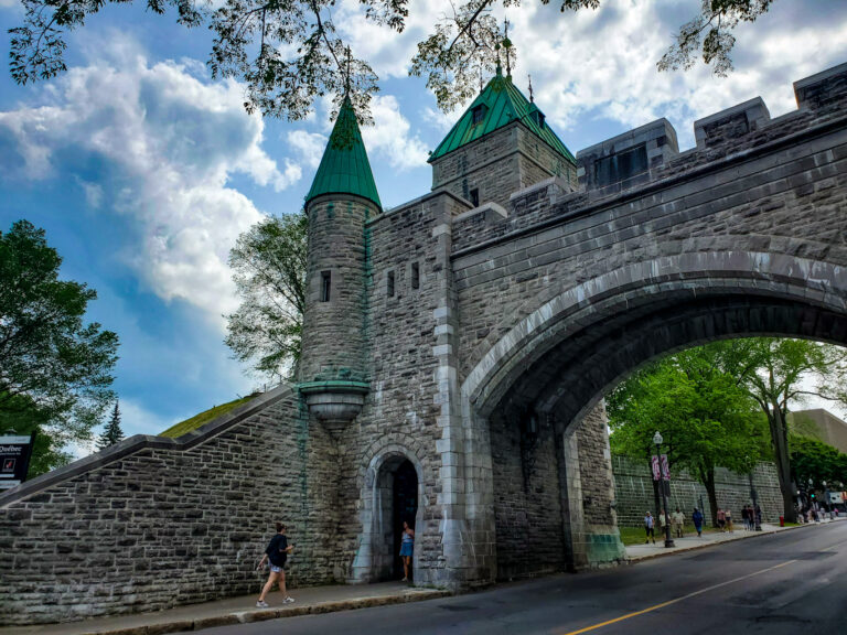 The fortified Walls of Old Quebec City Photo: C. Ludgate