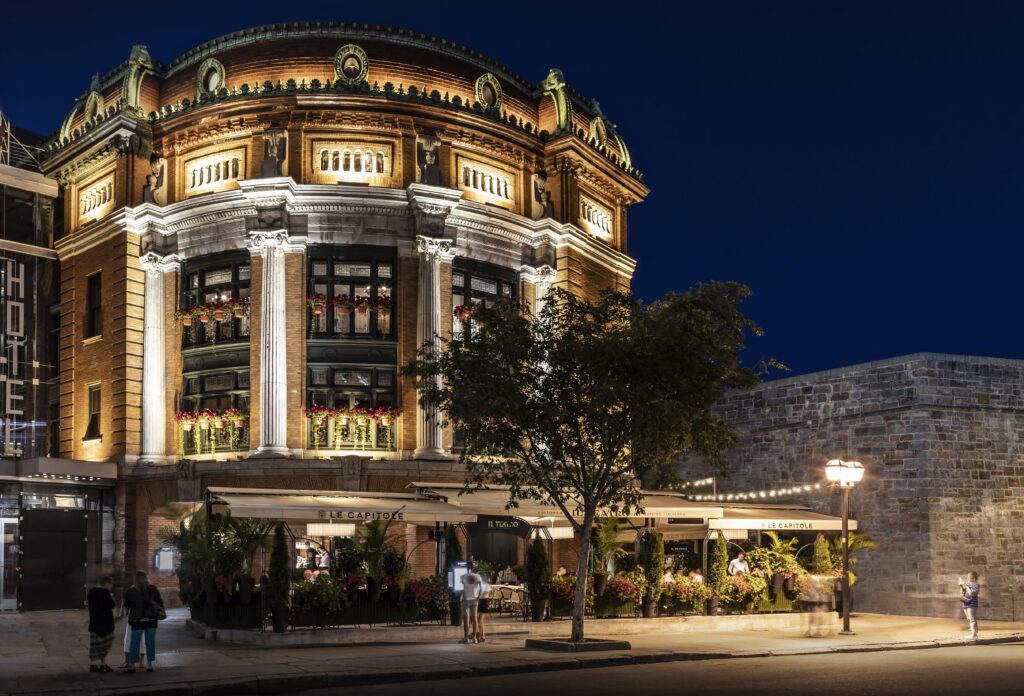 Theatre-Capitole-facade in Quebec City Photo Courtesy Le Capitole Hotel