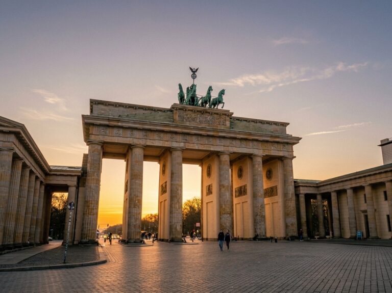 Brandenburg Gate, Berlin Sunset edit C. Ludgate