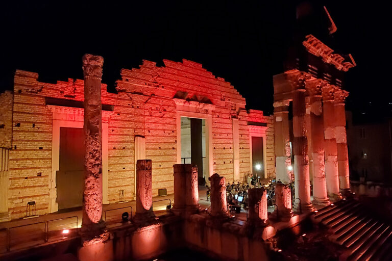 Midnight opera among the ruins with Feste dell_Opera in Brescia c Christopher Ludgate
