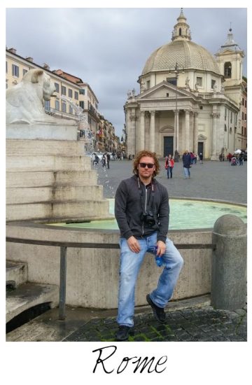 Christopher Ludgate in Rome.