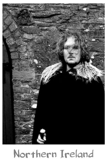 Christopher Ludgate on set of Game of Thrones, Northern Ireland.